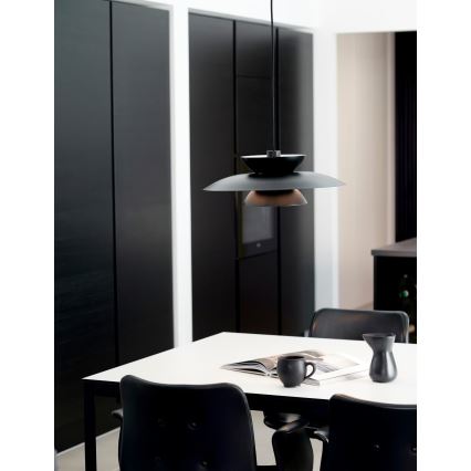 Nordlux - Пендел CARMEN 1xE27/40W/230V черен