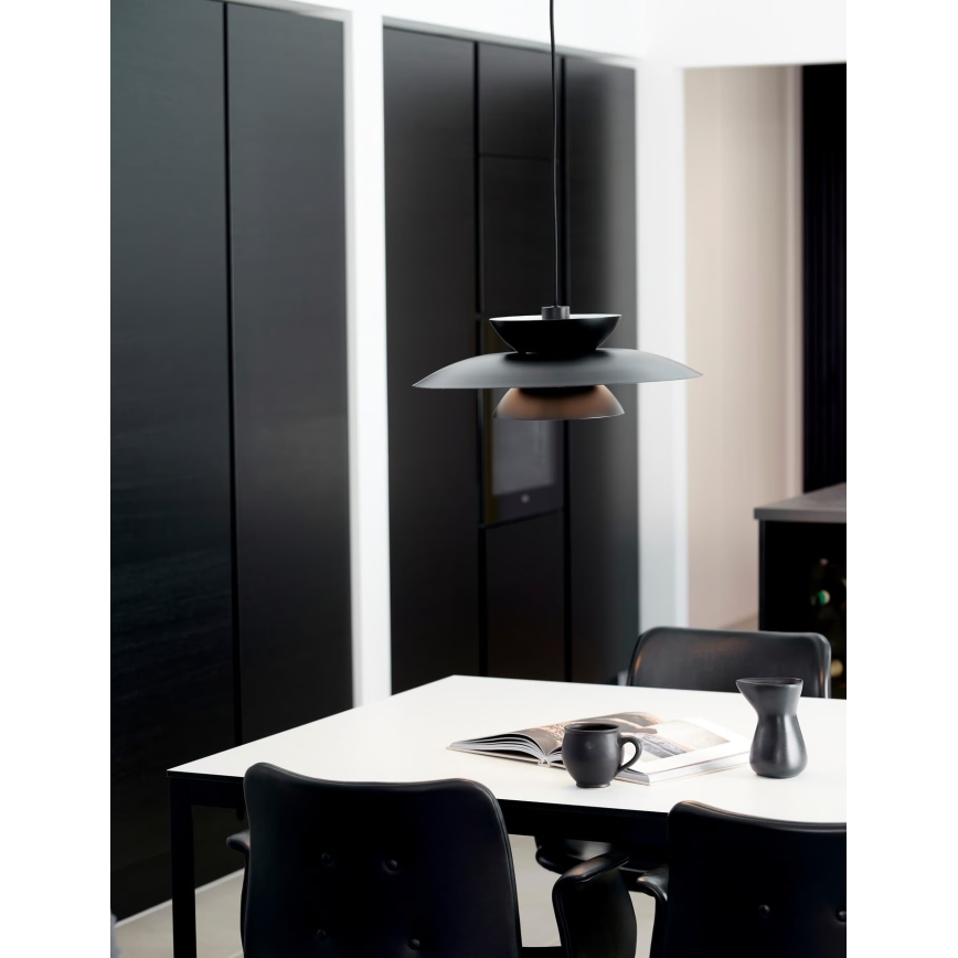Nordlux - Пендел CARMEN 1xE27/40W/230V черен
