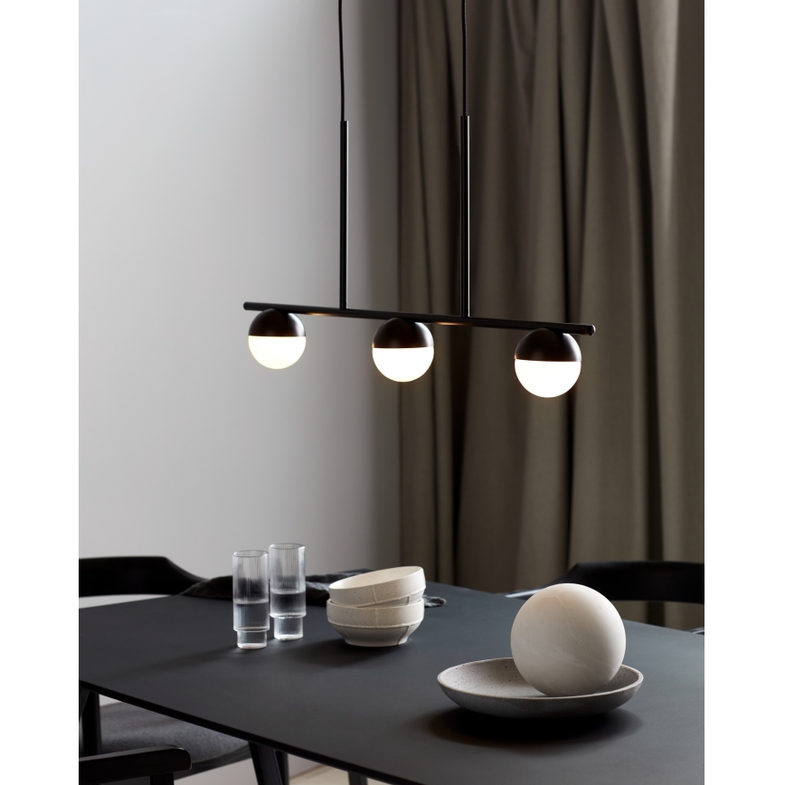 Nordlux - Пендел CONTINA 3xG9/5W/230V черен