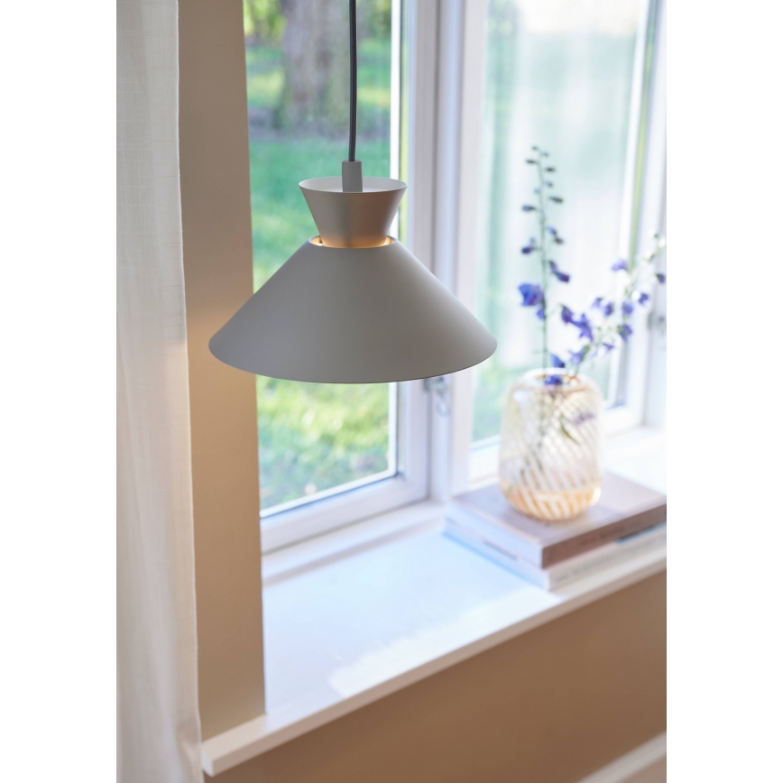Nordlux - Пендел DIAL 1xE27/40W/230V Ø 25 см сив