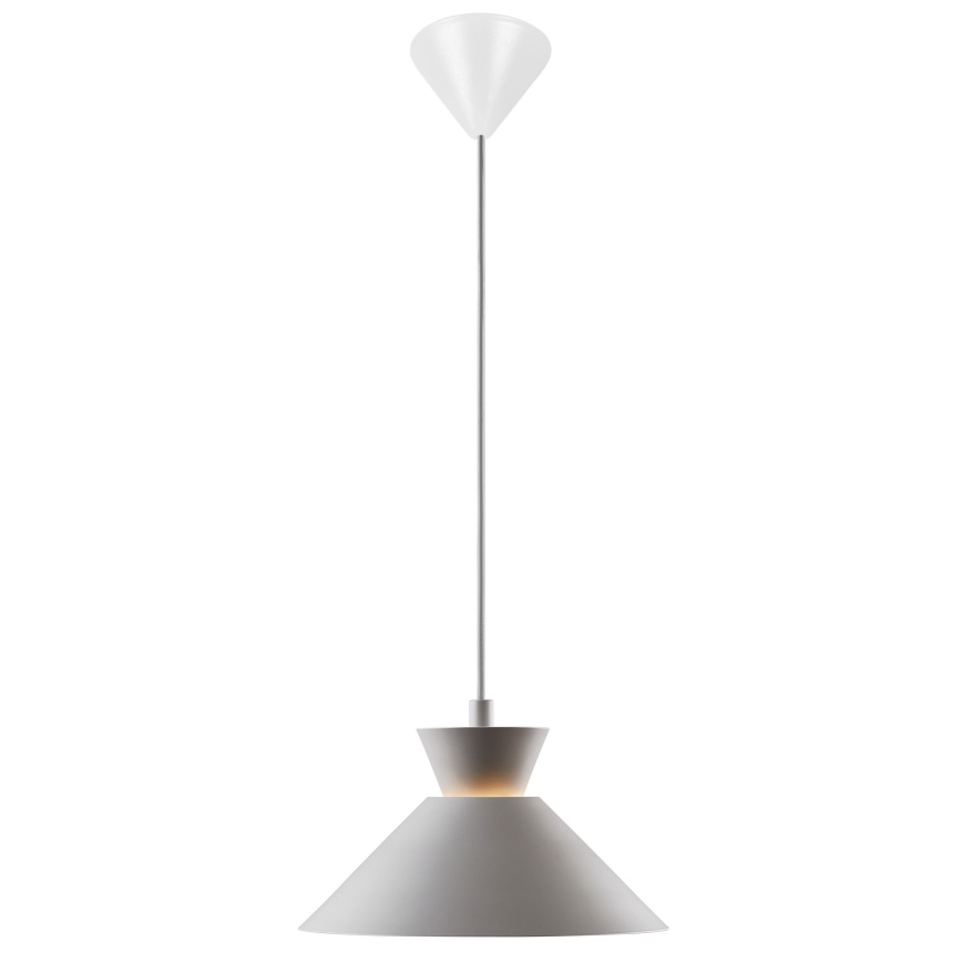 Nordlux - Пендел DIAL 1xE27/40W/230V Ø 25 см сив