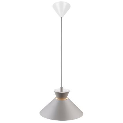 Nordlux - Пендел DIAL 1xE27/40W/230V Ø 25 см сив