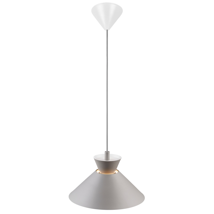 Nordlux - Пендел DIAL 1xE27/40W/230V Ø 25 см сив