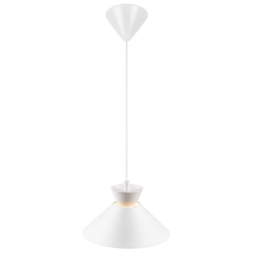 Nordlux - Пендел DIAL 1xE27/40W/230V Ø 25 см бял