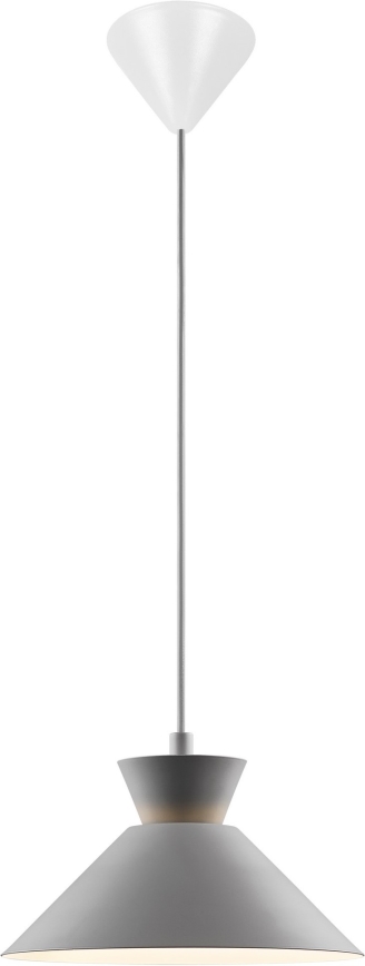 Nordlux - Пендел DIAL 1xE27/40W/230V Ø 25 см сив
