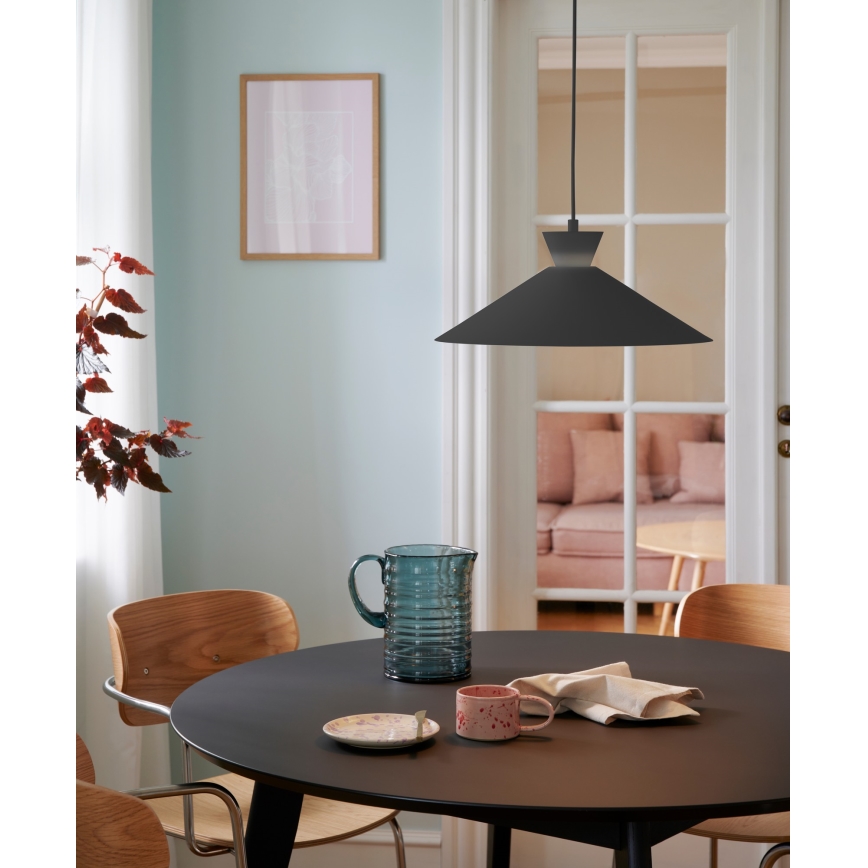 Nordlux - Пендел DIAL 1xE27/40W/230V Ø 45 см черен