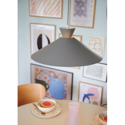 Nordlux - Пендел DIAL 1xE27/40W/230V Ø 45 см сив