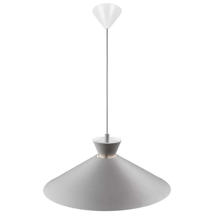 Nordlux - Пендел DIAL 1xE27/40W/230V Ø 45 см сив