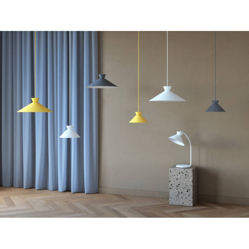 Nordlux - Пендел DIAL 1xE27/40W/230V Ø 45 см жълт