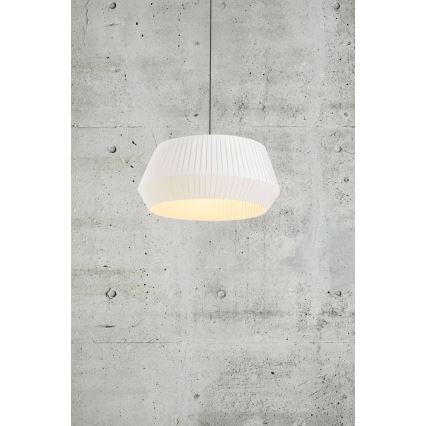 Nordlux - Пендел DICTE 1xE27/60W/230V Ø 53 см бял