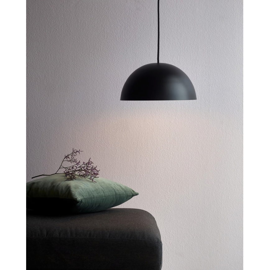 Nordlux - Пендел ELLEN 1xE27/40W/230V Ø 30 см черен