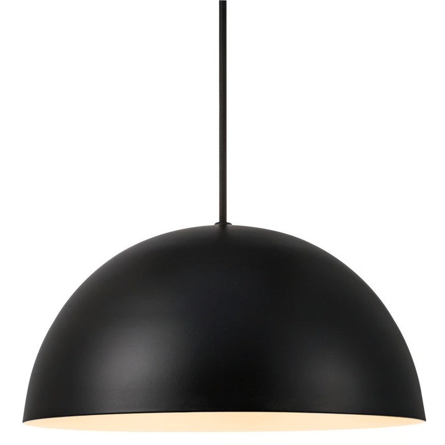 Nordlux - Пендел ELLEN 1xE27/40W/230V Ø 30 см черен