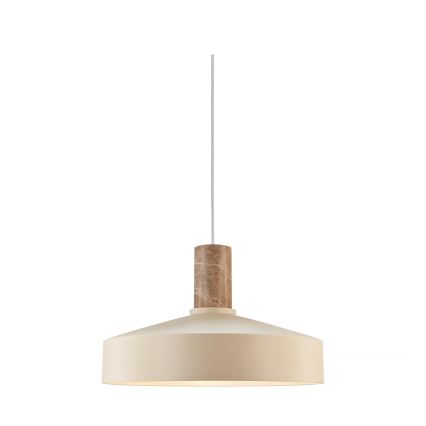 Nordlux - Пендел ELVAS 1xE27/60W/230V Ø 37,5 см бежов
