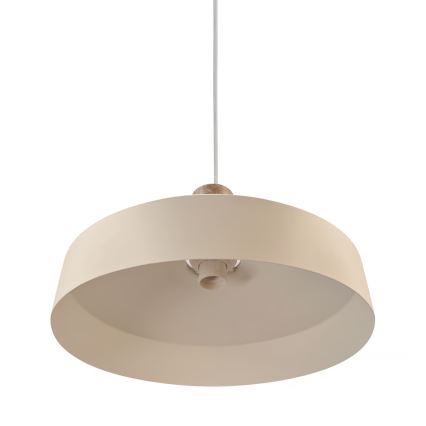 Nordlux - Пендел ELVAS 1xE27/60W/230V Ø 37,5 см бежов