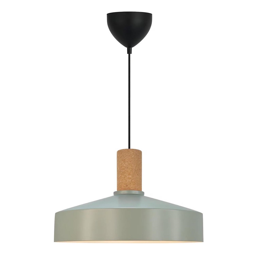 Nordlux - Пендел ELVAS 1xE27/60W/230V Ø 37,5 см зелен