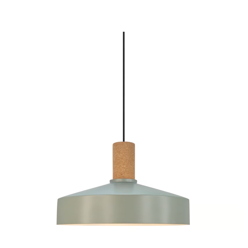 Nordlux - Пендел ELVAS 1xE27/60W/230V Ø 37,5 см зелен