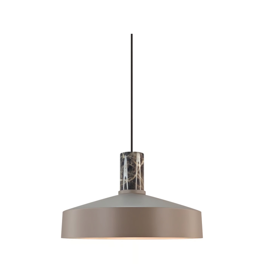 Nordlux - Пендел ELVAS 1xE27/60W/230V Ø 37,5 см кафяв