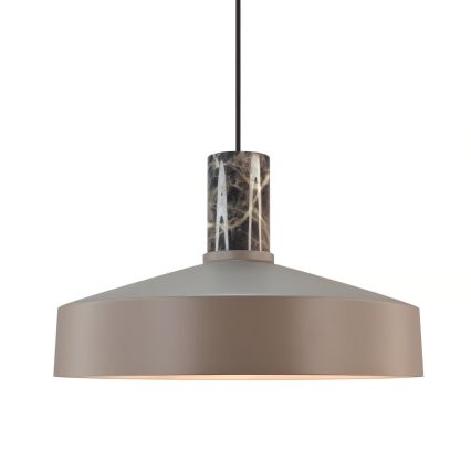 Nordlux - Пендел ELVAS 1xE27/60W/230V Ø 37,5 см кафяв