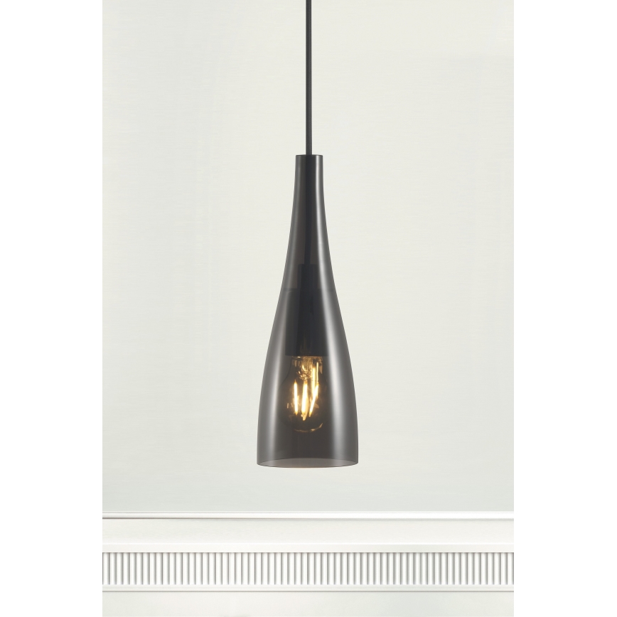 Nordlux - Пендел EMBLA 1xE27/40W/230V черен
