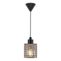 Nordlux - Пендел HOLLYWOOD 1xE27/60W/230V Ø 10,8 см прозрачен
