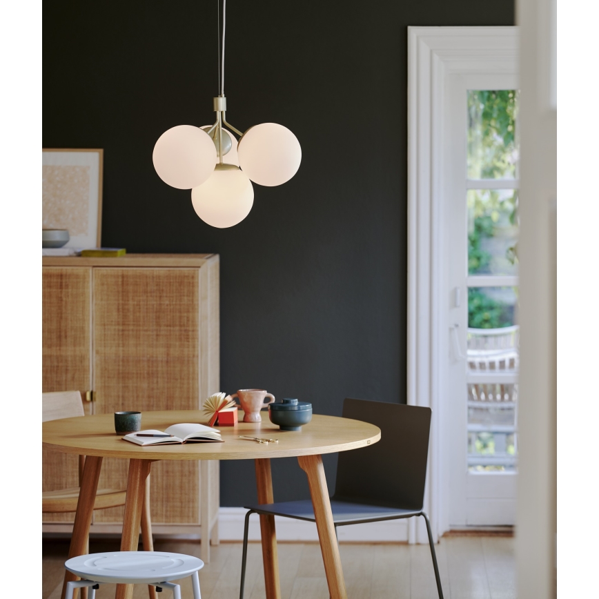 Nordlux - Пендел IVONA 4xE27/28W/230V златист