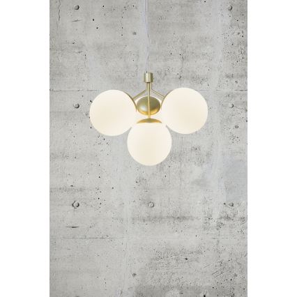 Nordlux - Пендел IVONA 4xE27/28W/230V златист
