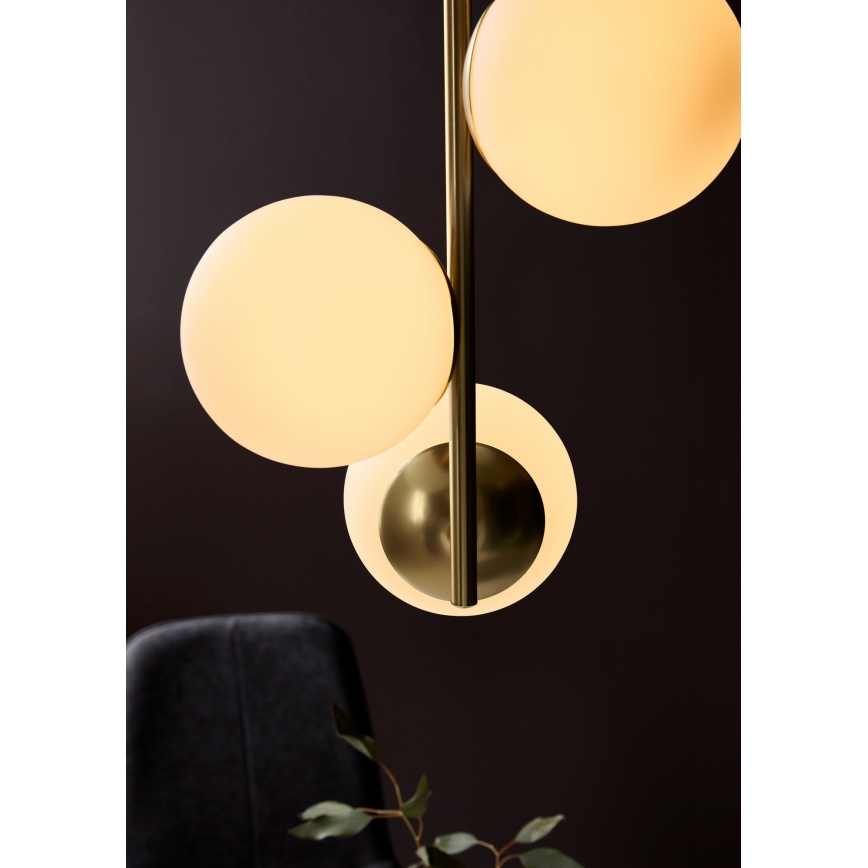 Nordlux - Пендел LILLY 3xE14/40W/230V златист