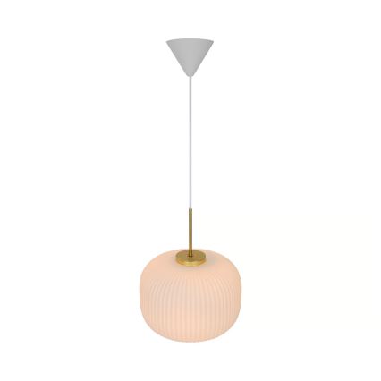 Nordlux - Пендел MILFORD 1xE27/40W/230V Ø 30 см бял