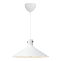 Nordlux - Пендел на кабел DORINA 1xE27/60W/230V бял