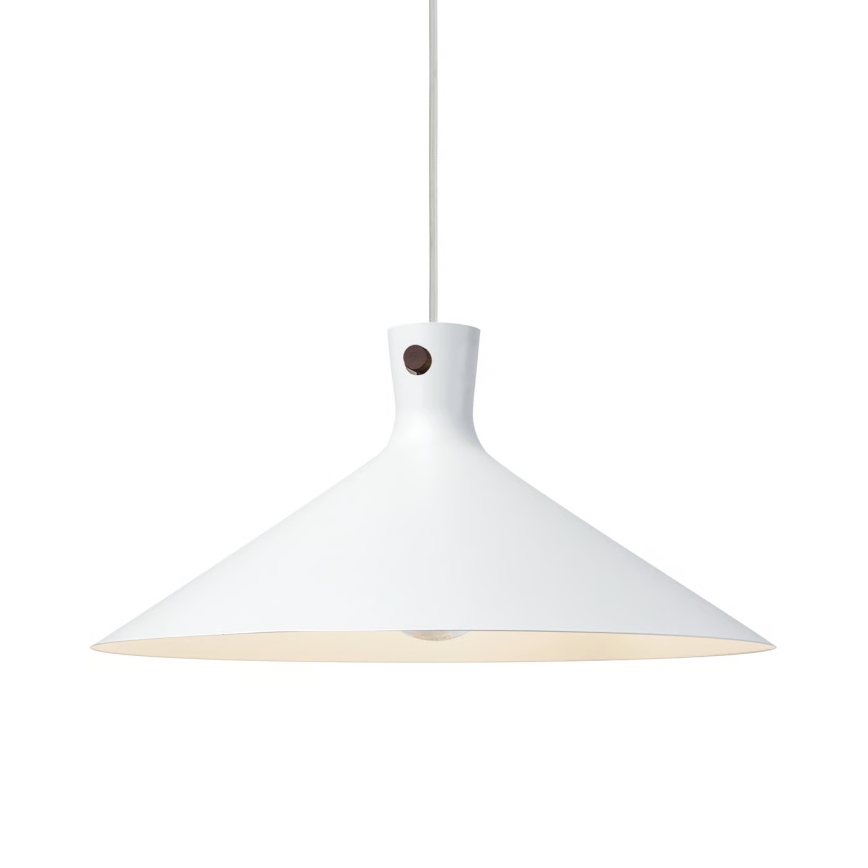 Nordlux - Пендел на кабел DORINA 1xE27/60W/230V бял