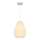 Nordlux - Пендел на кабел SALLINO 1xE27/15W/230V Ø 24 cm бял
