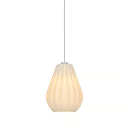 Nordlux - Пендел на кабел SALLINO 1xE27/15W/230V Ø 24 cm бял