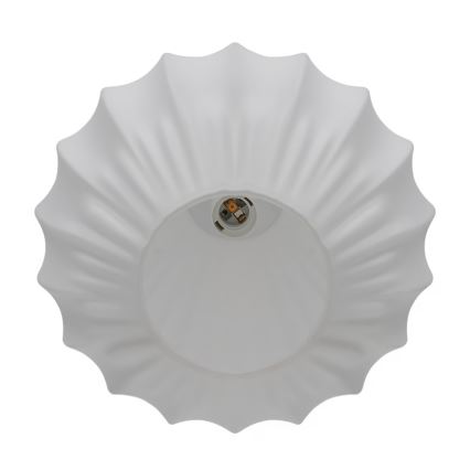 Nordlux - Пендел на кабел SALLINO 1xE27/15W/230V Ø 24 cm бял