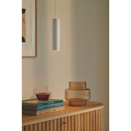 Nordlux - Пендел на кабел TILO 1xGU10/15W/230V бял