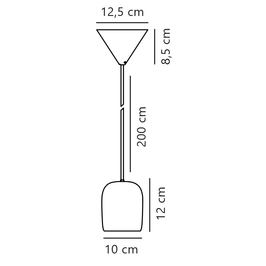Nordlux - Пендел NOTTI 1xE27/25W/230V оранжев