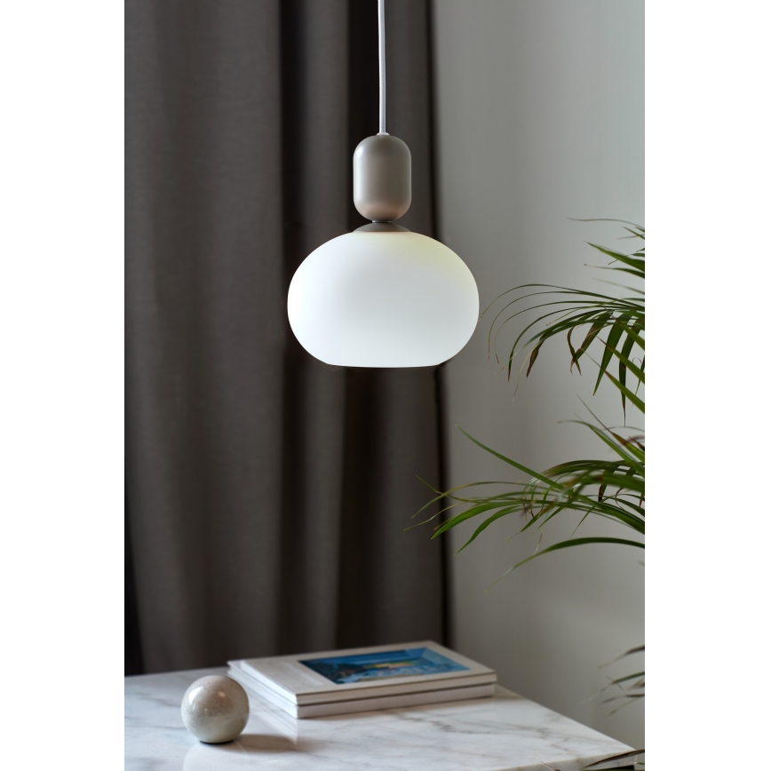 Nordlux - Пендел NOTTI 1xE27/40W/230V сив