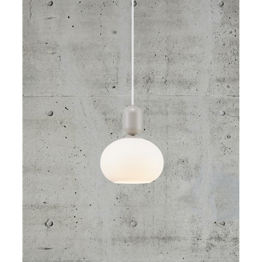 Nordlux - Пендел NOTTI 1xE27/40W/230V сив