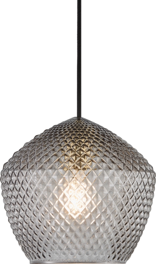 Nordlux - Пендел ORBIFORM 1xE27/40W/230V черен/сив