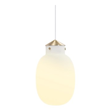Nordlux - Пендел RAITO 1xE27/25W/230V месинг/бял