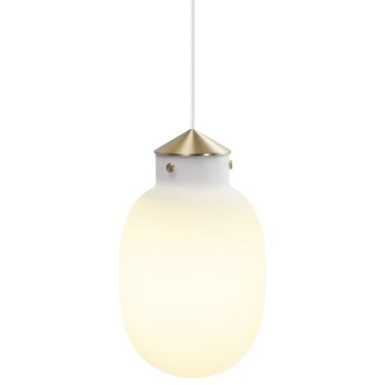 Nordlux - Пендел RAITO 1xE27/25W/230V месинг/бял