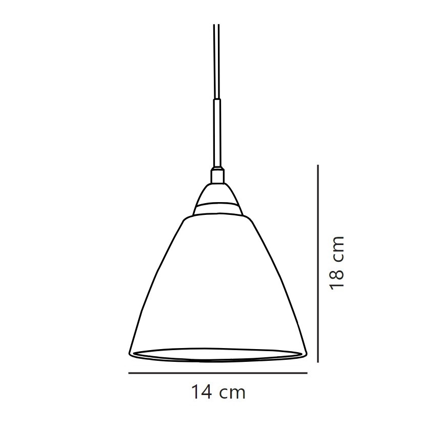 Nordlux - Пендел READ 1xE14/40W/230V лъскав хром