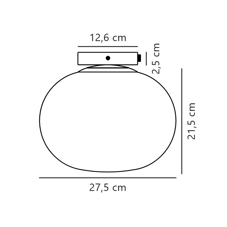 Nordlux - Плафон ALTON 1xE27/25W/230V