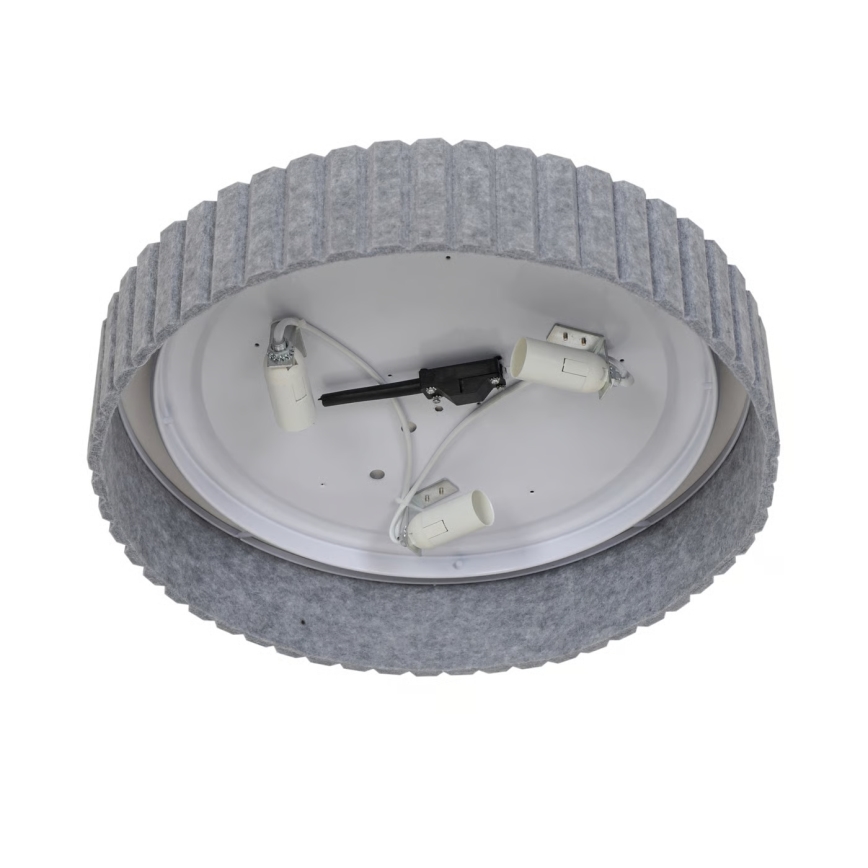 Nordlux - Плафон CORATO 3xE14/15W/230V Ø 42 см, сив