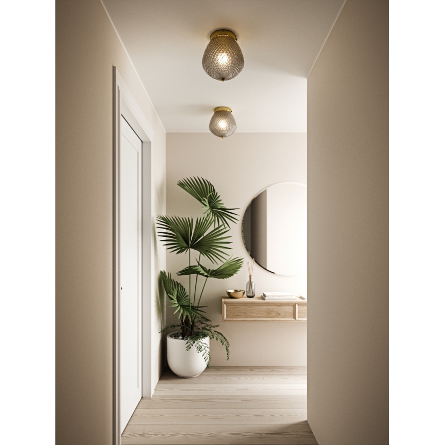 Nordlux - Плафон ORBIFORM 1xE27/40W/230V златист