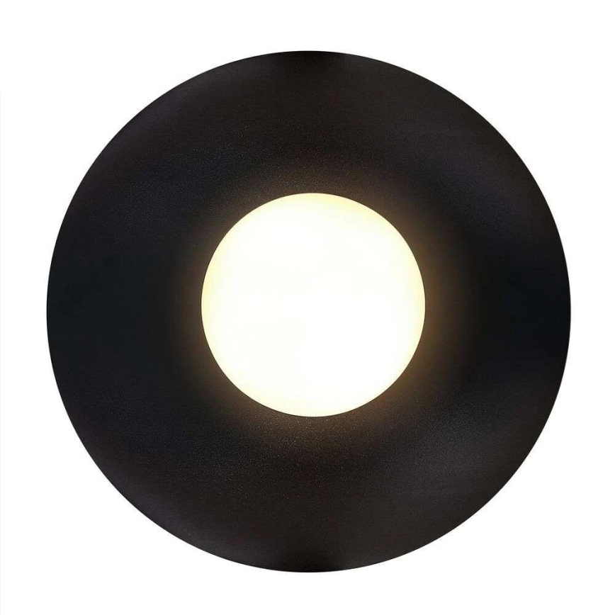 Nordlux - Плафон за баня SIONA 1xE27/60W/230V IP44 черен