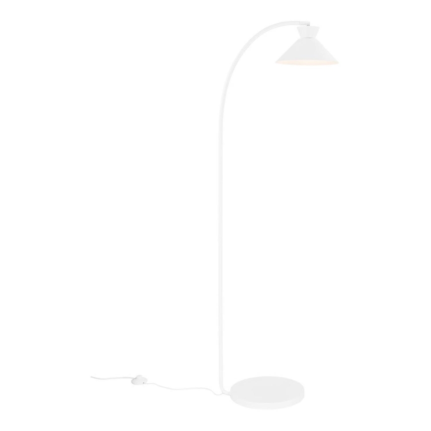 Nordlux - Подова лампа DIAL 1xE27/10W/230V бяла