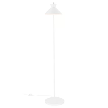 Nordlux - Подова лампа DIAL 1xE27/10W/230V бяла