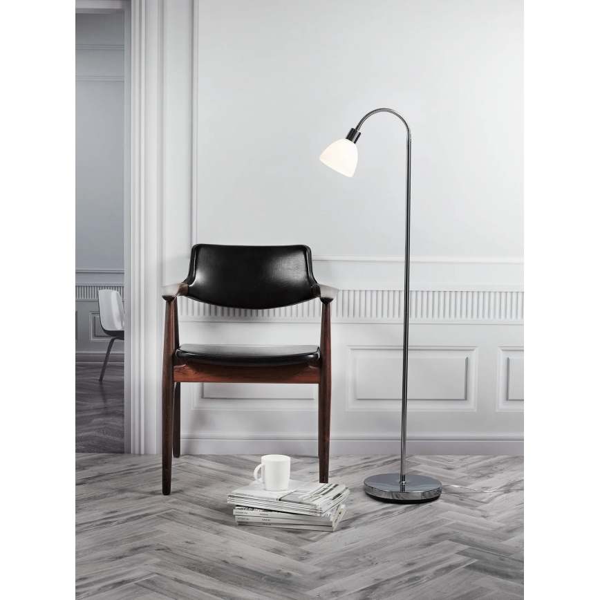 Nordlux - Подова лампа RAY 1xE14/25W/230V лъскав хром