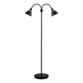 Nordlux - Подова лампа RAY 2xE14/25W/230V черна