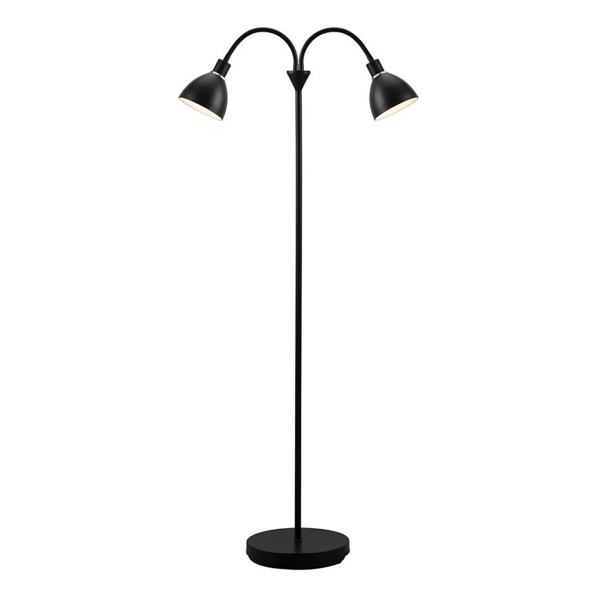 Nordlux - Подова лампа RAY 2xE14/25W/230V черна